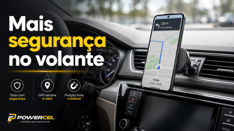 Suporte veicular para celular: mais segurança e praticidade no carro